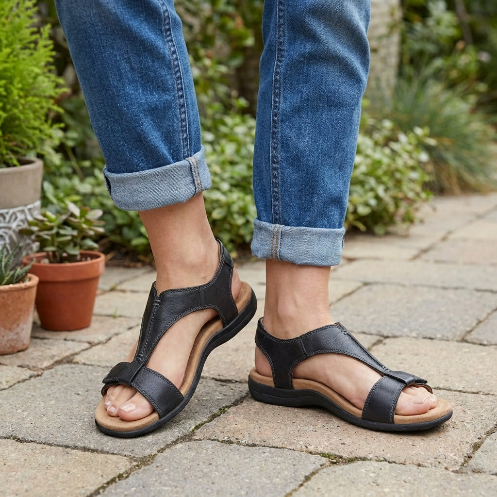 Potter – Unisex Wide Toe Box Sandals with Room for Bunions
