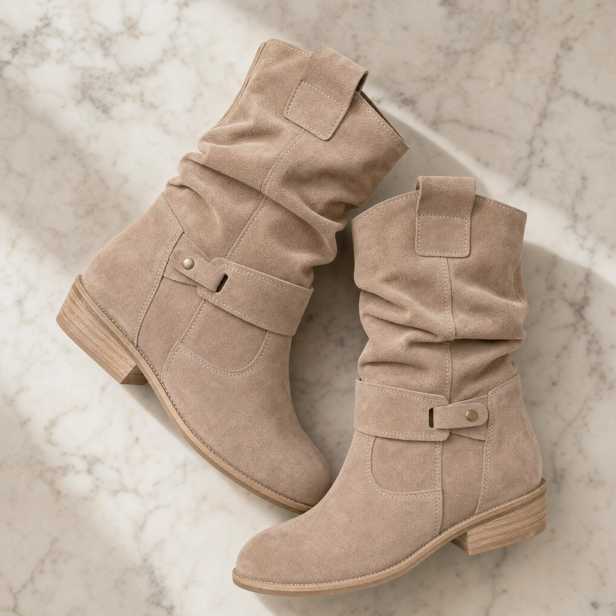 Spencer – Unisex Wide Calf Boots with a Stretch Shaft
