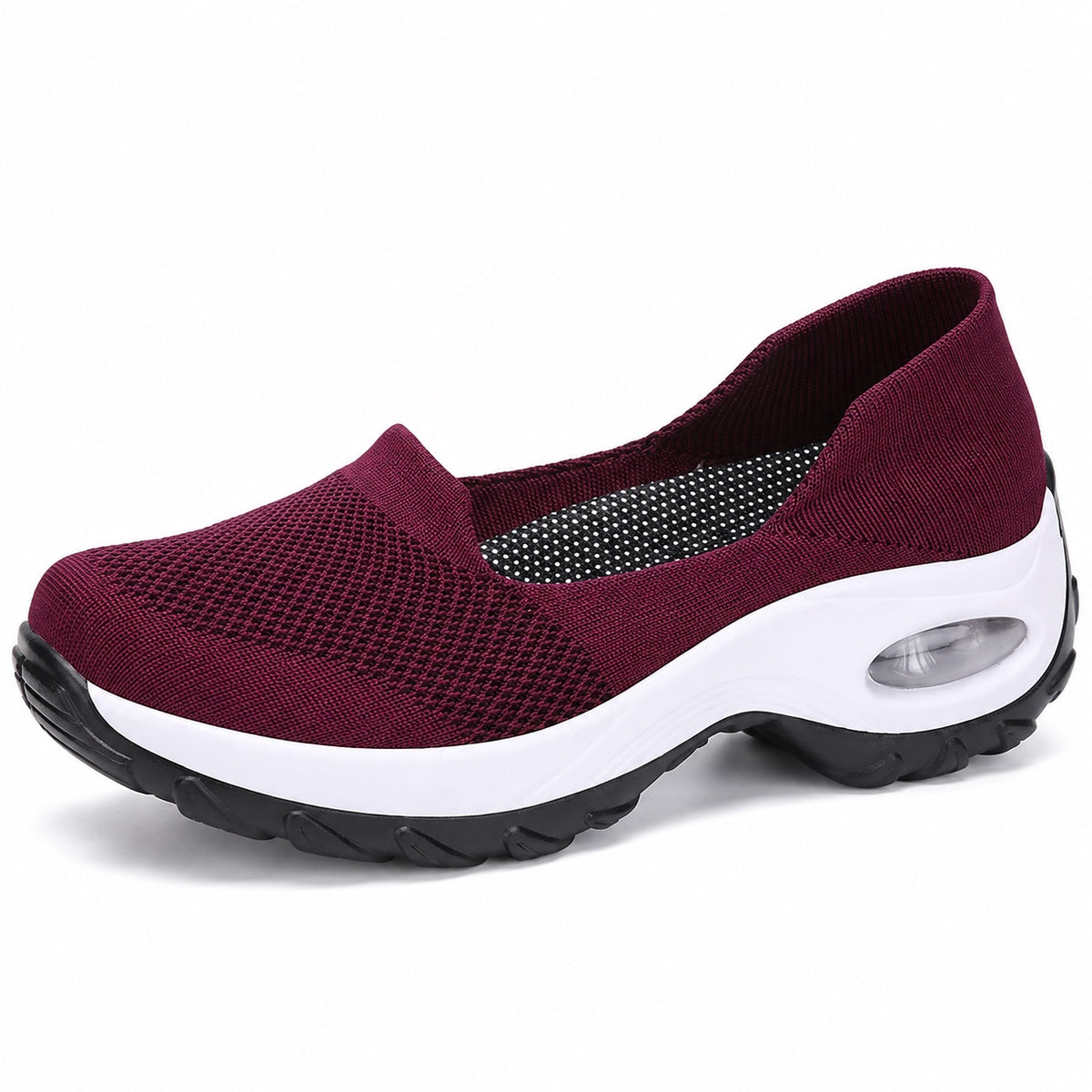 Hilda – Women's Plantar Fasciitis Shoes in Wine red