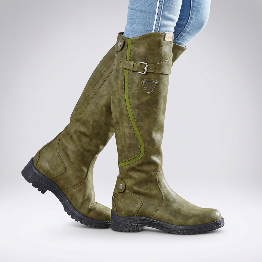 Angie – Women's Wide Calf Boots with a Stretch Shaft