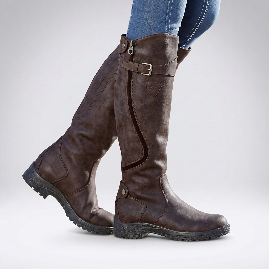 Angie – Women's Wide Calf Boots with a Stretch Shaft