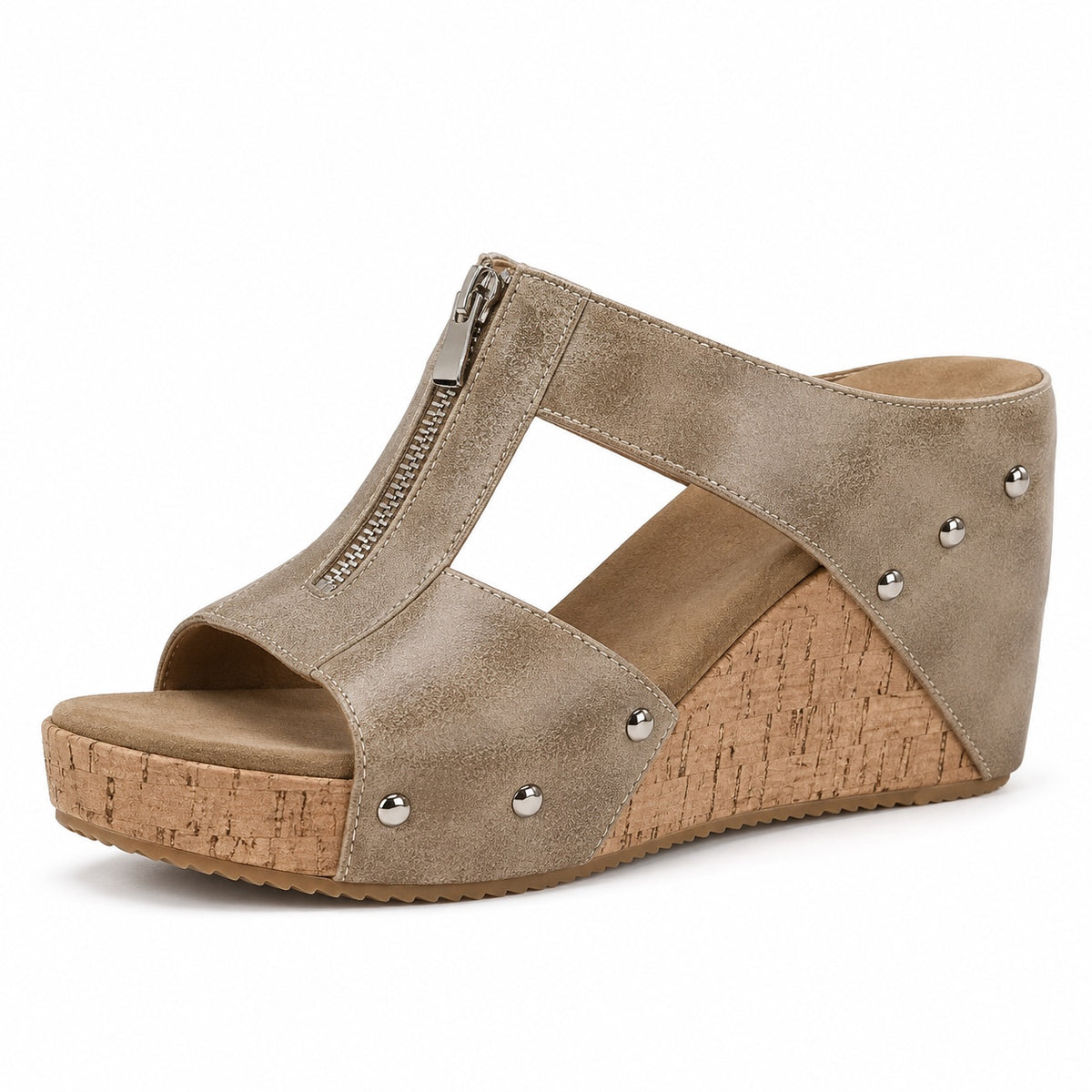 Huff – Unisex Wide Toe Box Sandals in Khaki (Almost sold out)