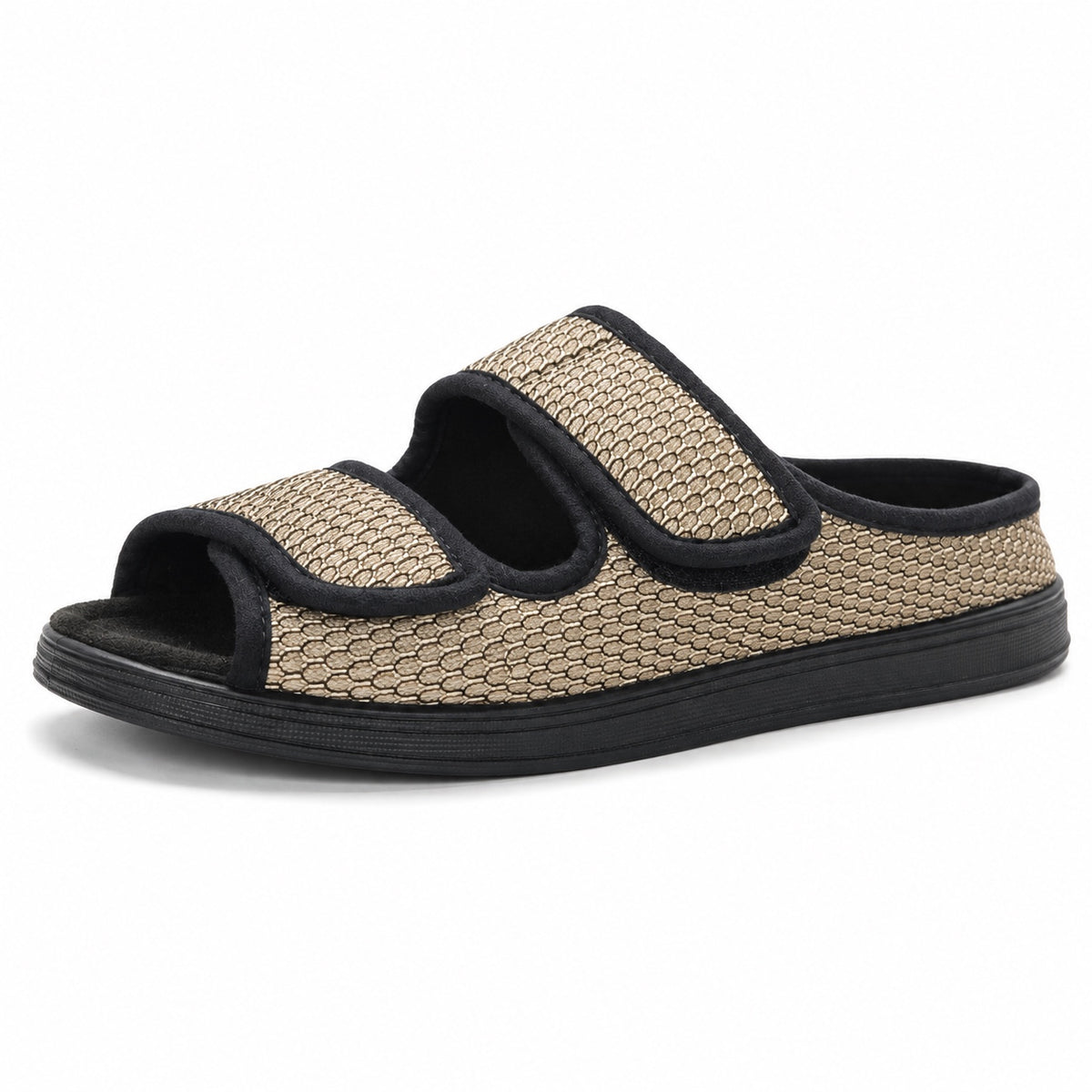 Hunt – Unisex Wide Toe Box Sandals in Khaki