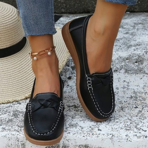 Marcia – Women's Slip-On Loafers with a Stretch Upper