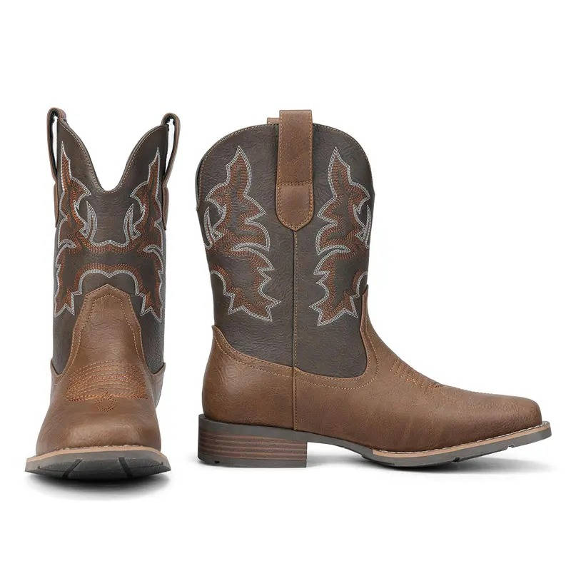 Beckett – Unisex Wide Calf Boots with a Stretch Shaft