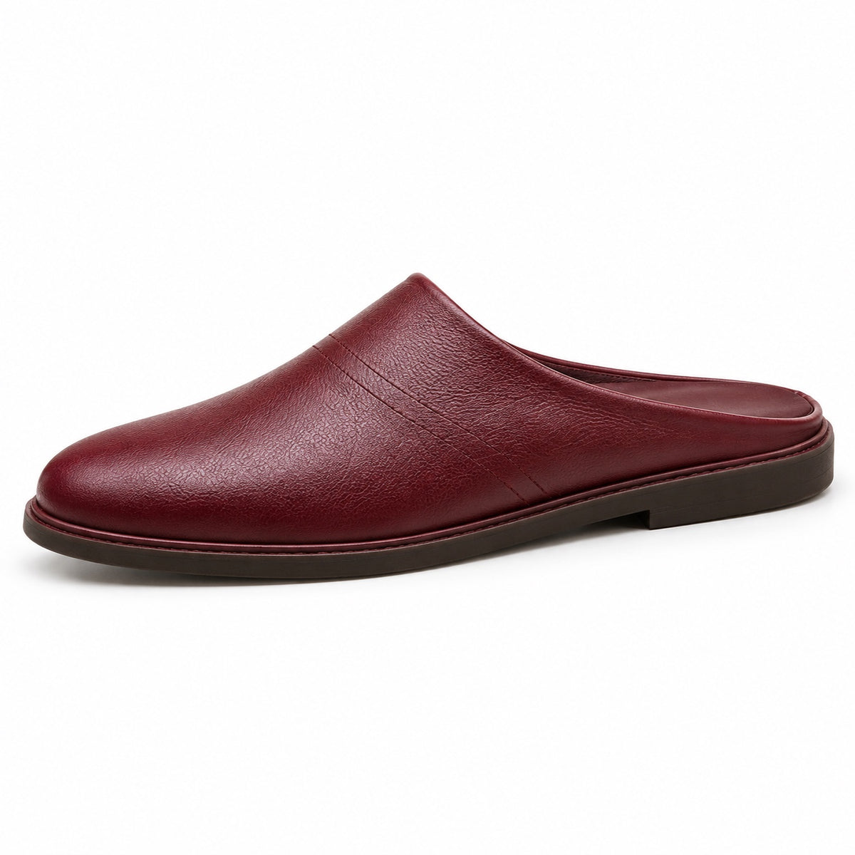Ingram – Unisex Comfort Slippers in Oxblood Burgundy