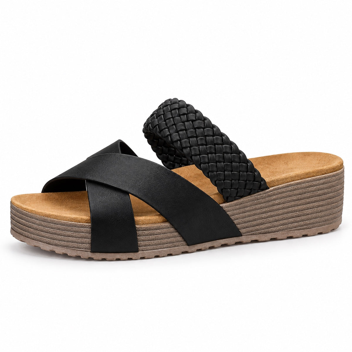 Jarvis – Women's Wide Toe Box Sandals in Black