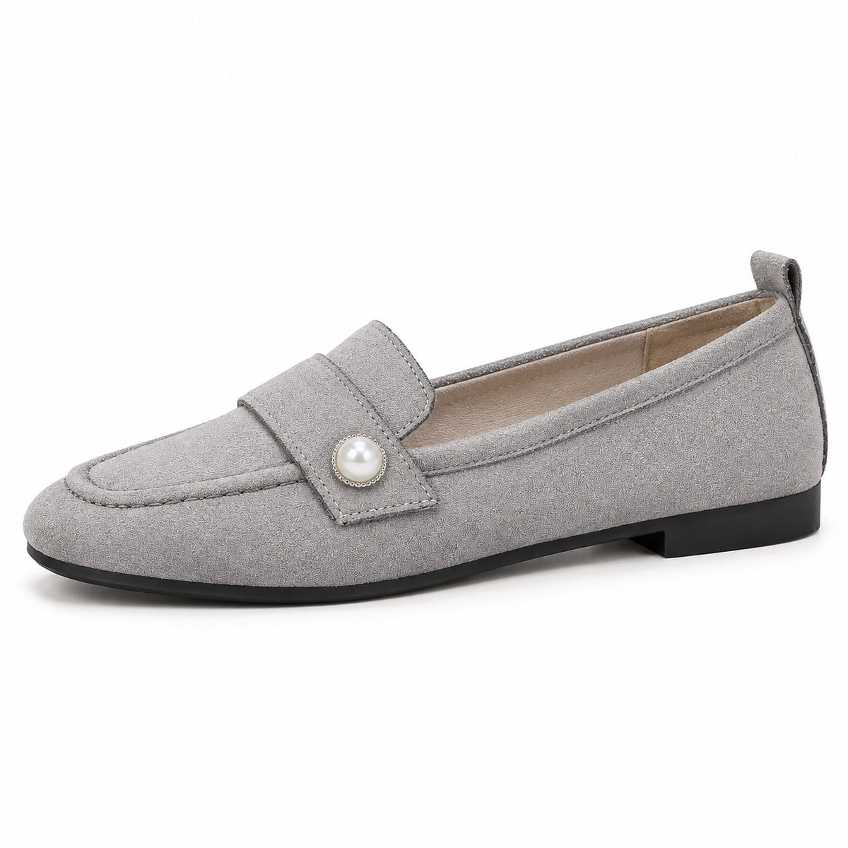 Jenny – Women's Slip-On Shoes in Gray