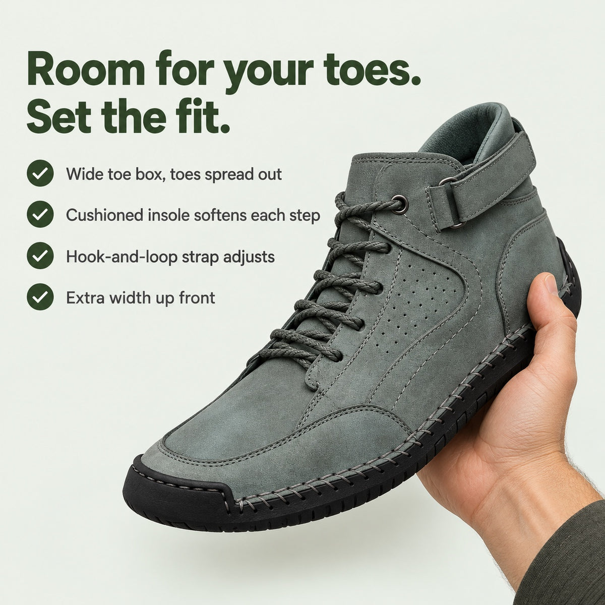 Jeremiah – Men's Walking Shoes, key benefits