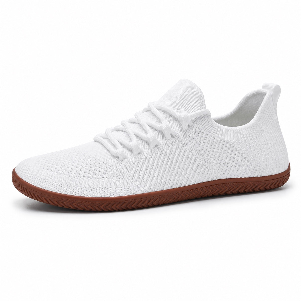 Keegan – Unisex Barefoot Sneakers in Pure White