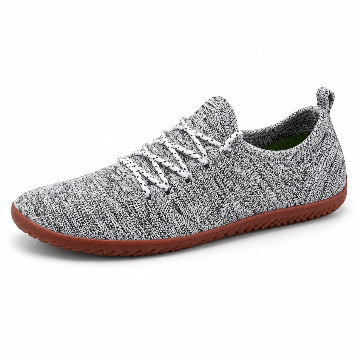 Keegan – Unisex Barefoot Sneakers in Gray Heather