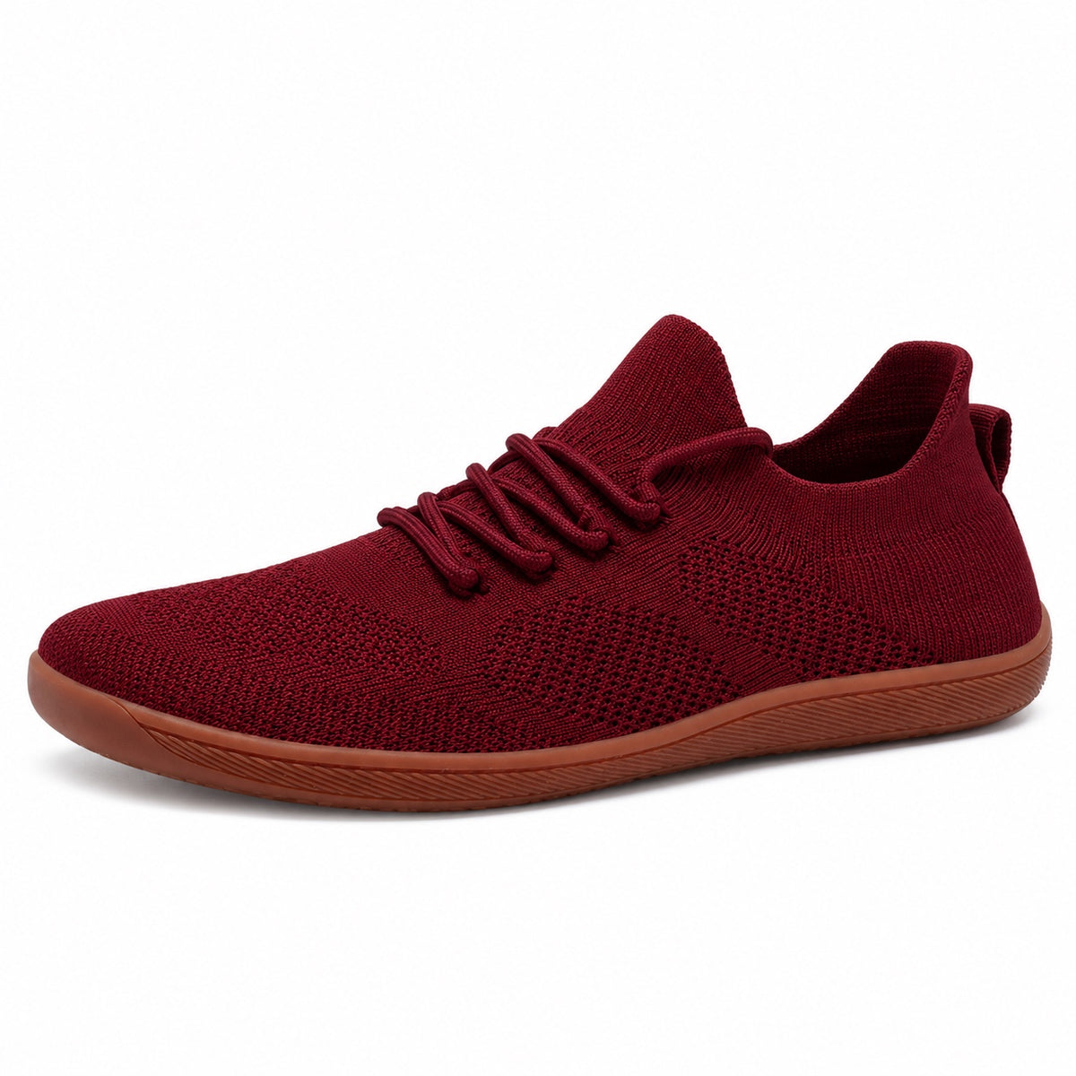 Keegan – Unisex Barefoot Sneakers in Deep Wine