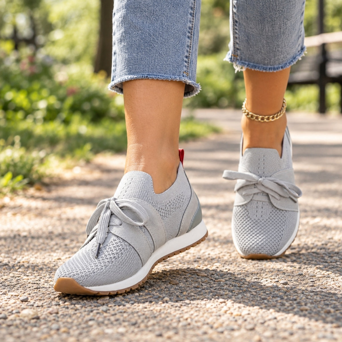 Kennedy – Women's Orthopedic Sneakers, worn on a walk