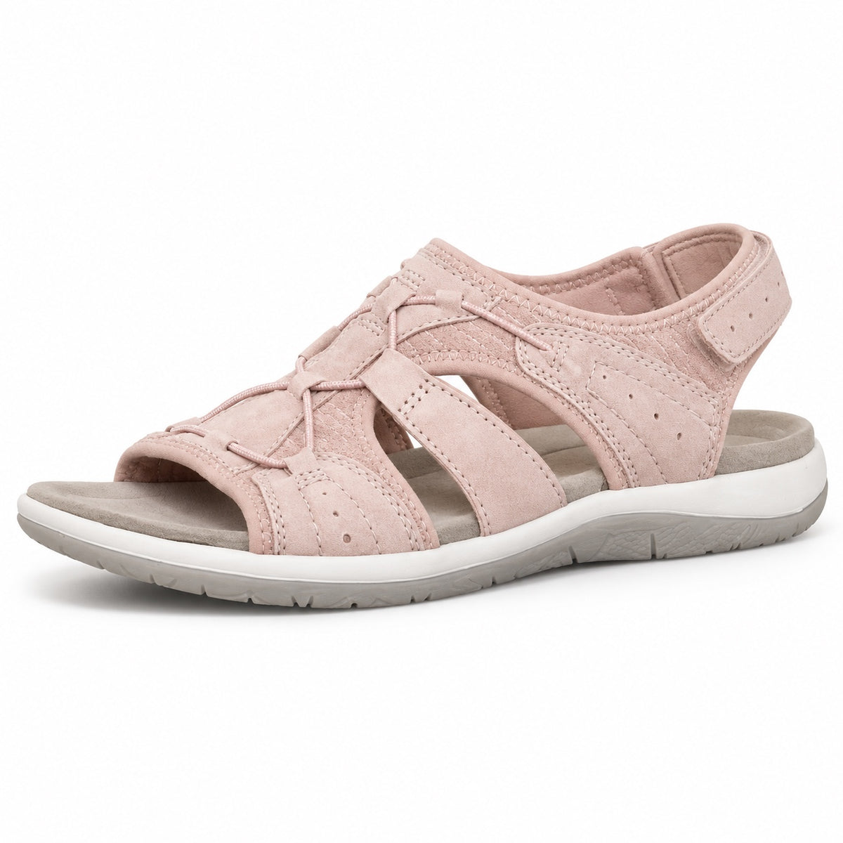 Kerry – Unisex Wide Toe Box Sandals in Pink