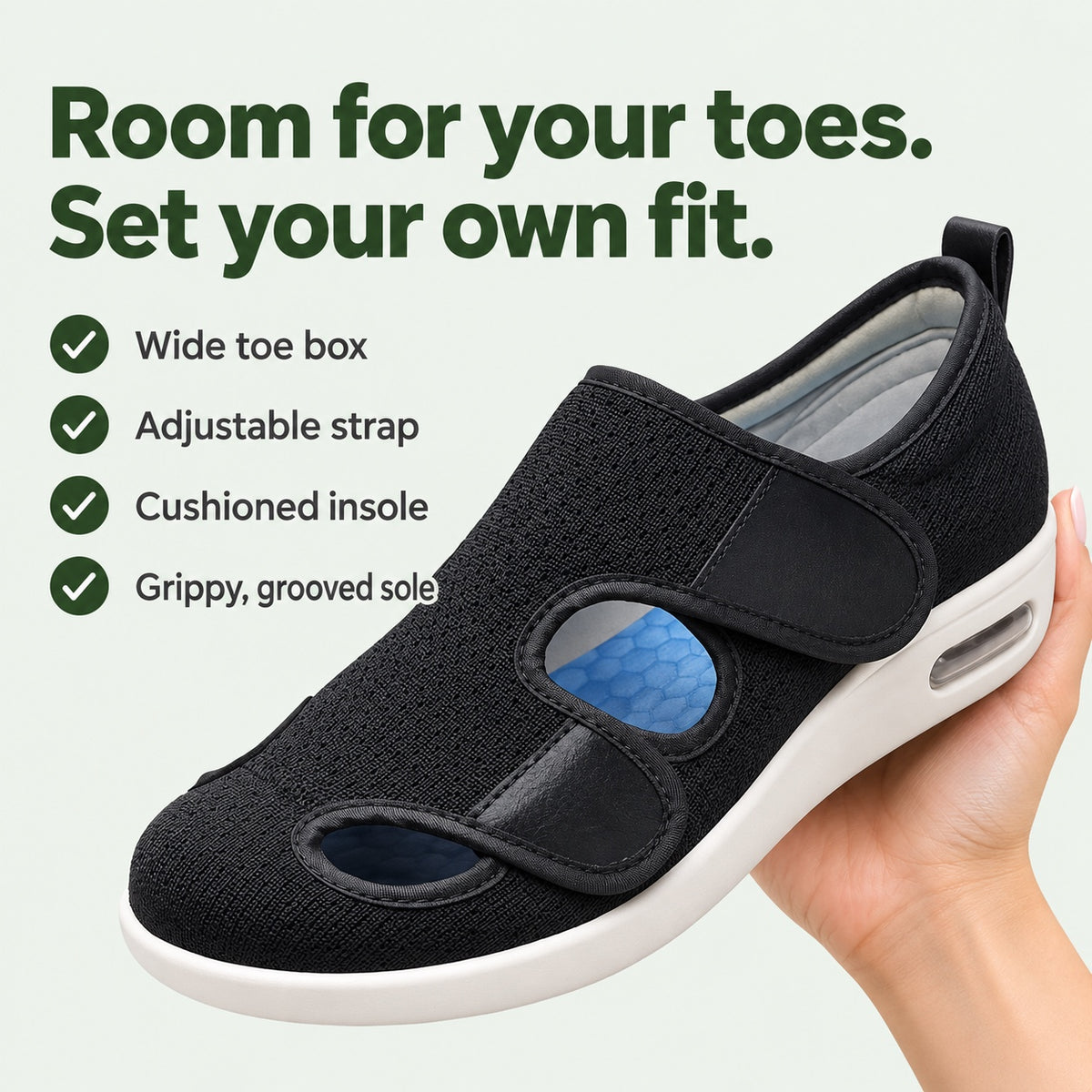 Krystal – Women's Wide Toe Box Shoes, key benefits