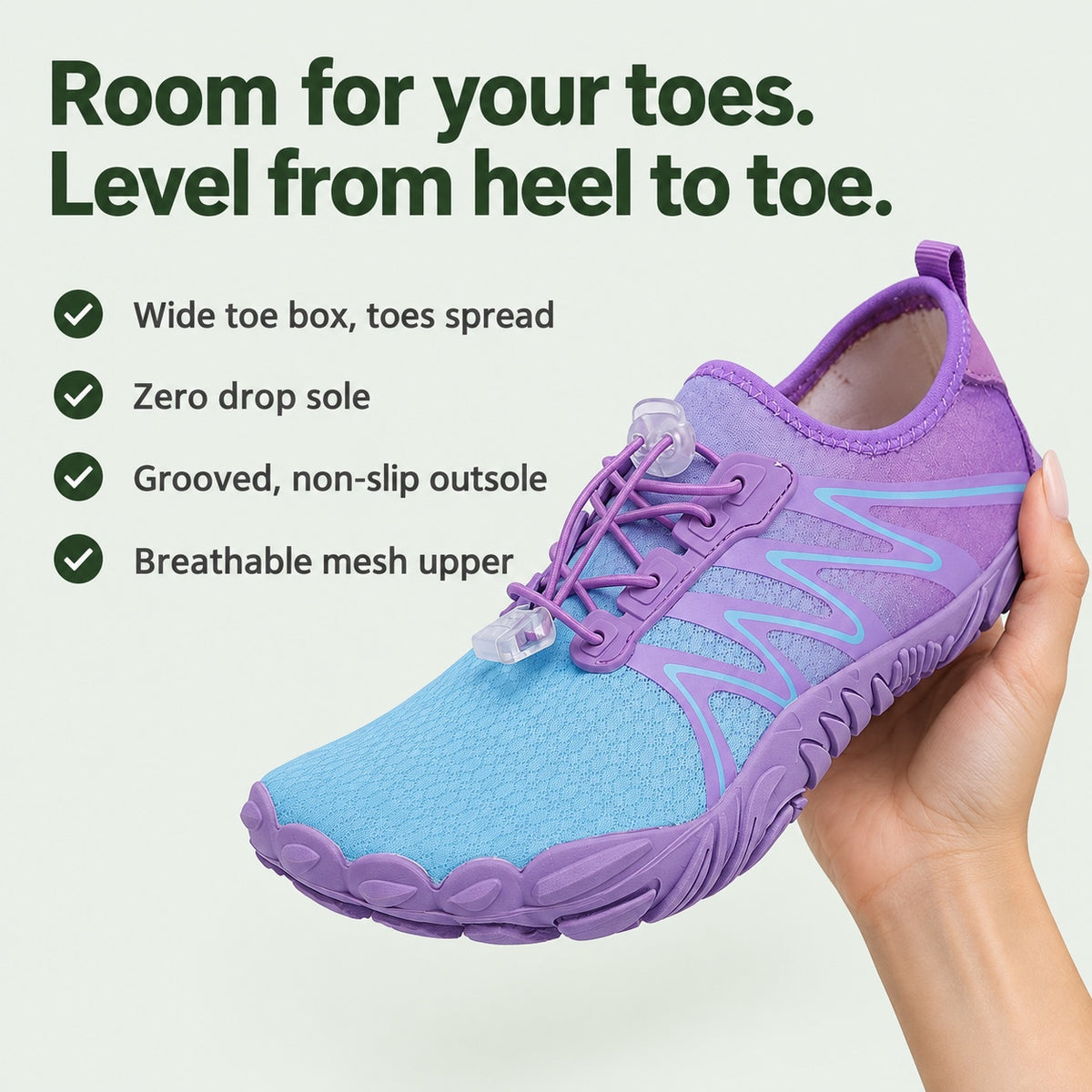 Lambert – Unisex Barefoot Shoes, key benefits