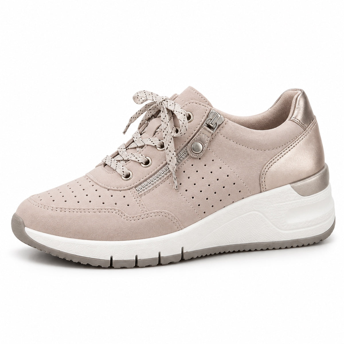 Larson – Women's Orthopedic Sneakers in Taupe