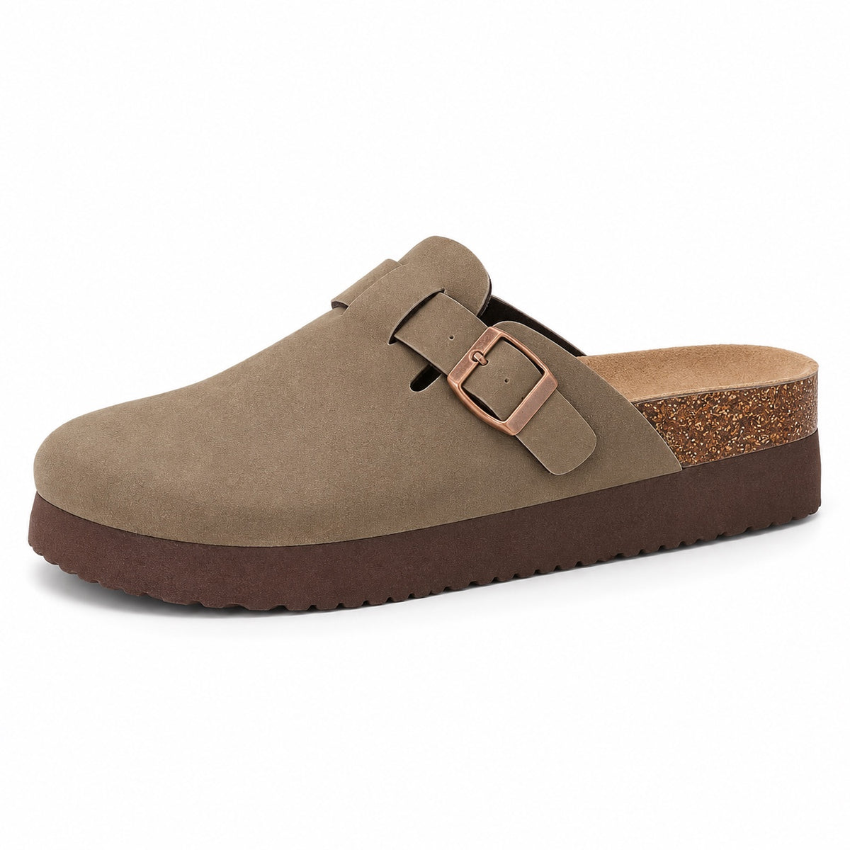 Lillie – Women's Slip-On Clogs in Brown