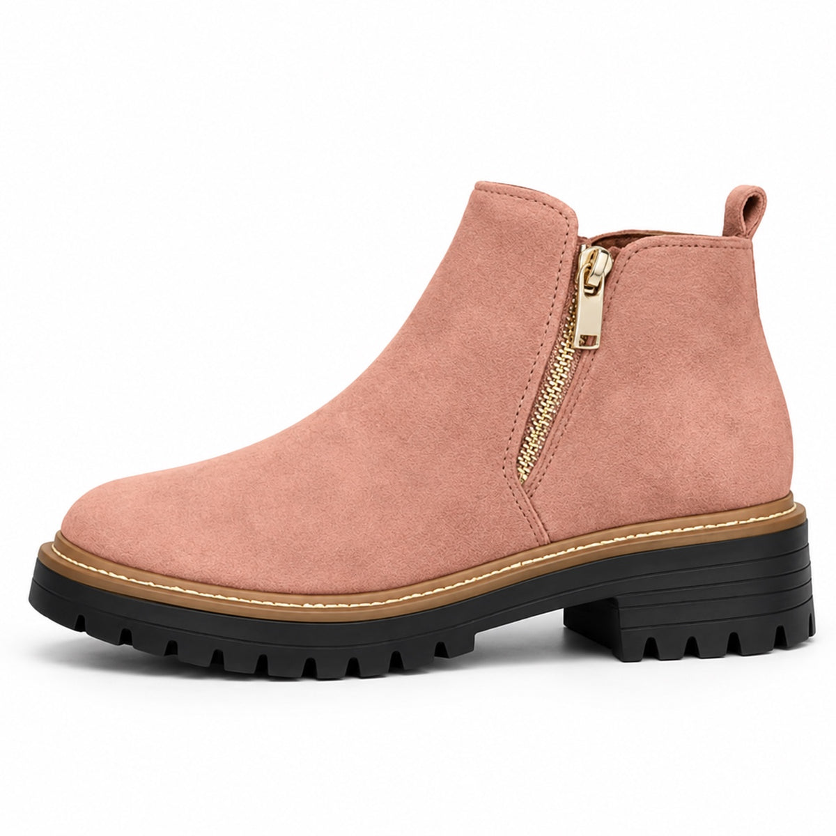 Linda – Women's Comfort Boots in Pink