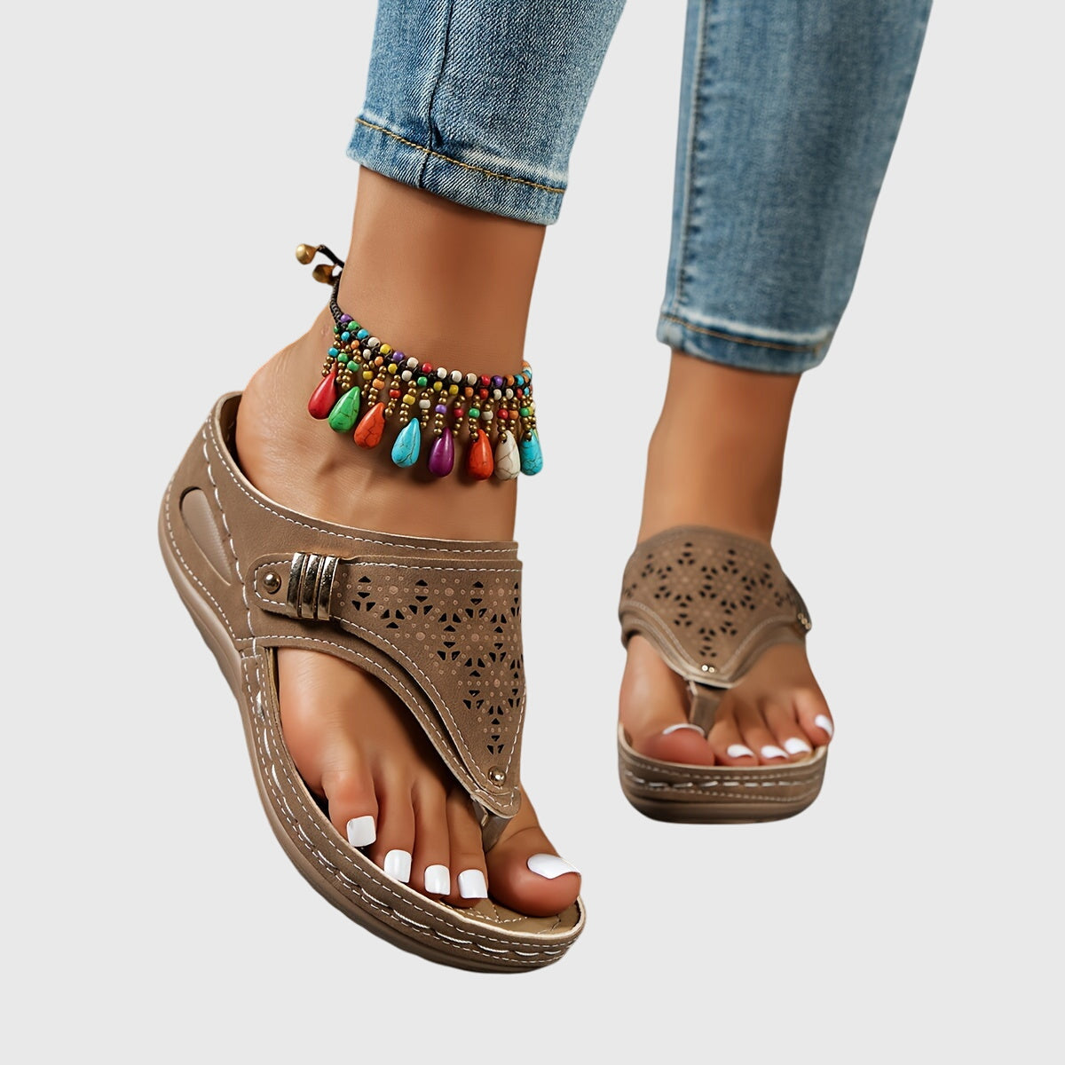Tammie – Women's Wide Toe Box Sandals with Room for Bunions - photo 1