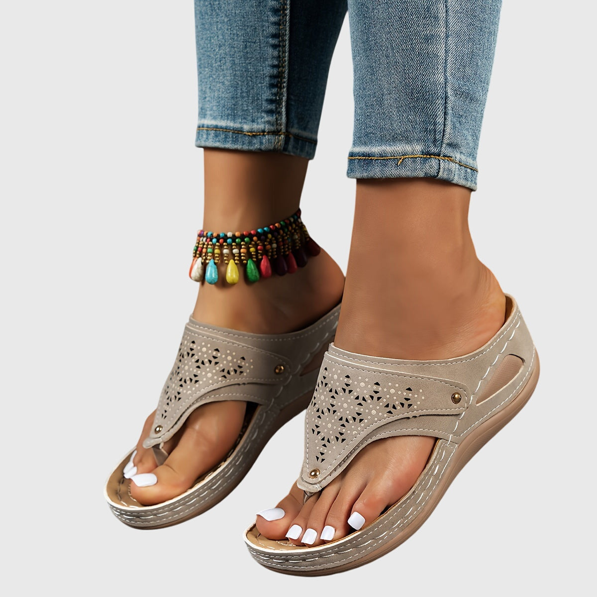 Tammie – Women's Wide Toe Box Sandals with Room for Bunions - photo 2