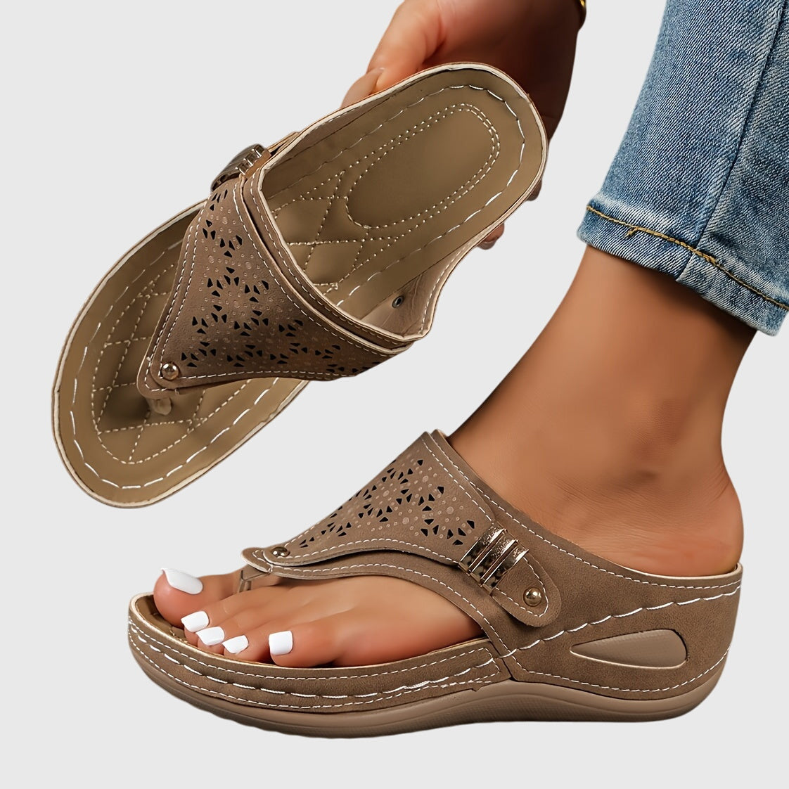 Tammie – Women's Wide Toe Box Sandals with Room for Bunions - photo 8