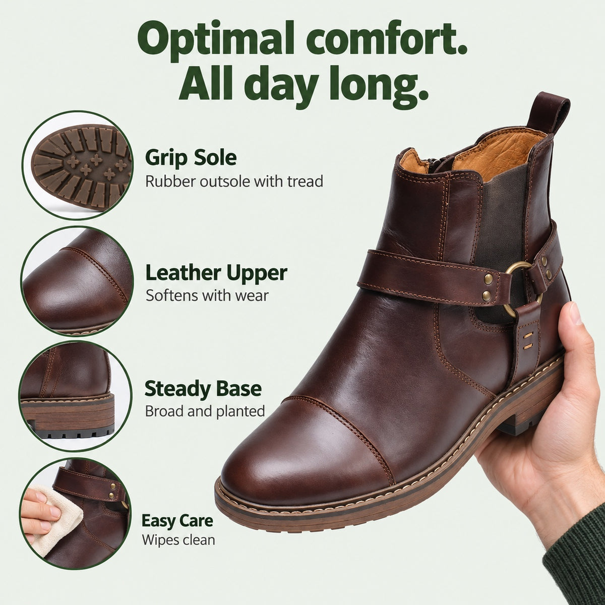 Lloyd – Men's Comfort Boots, features