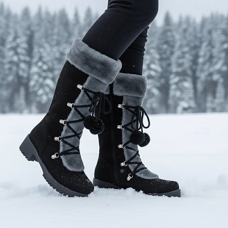 Margie – Women's Wide Calf Boots with a Stretch Shaft
