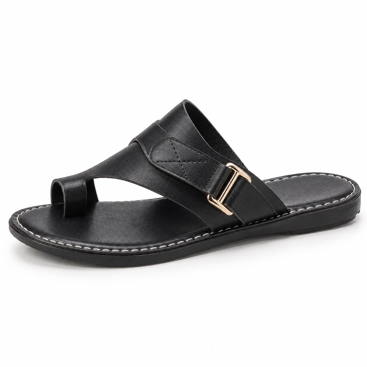 Lynette – Women's Wide Toe Box Sandals in Black