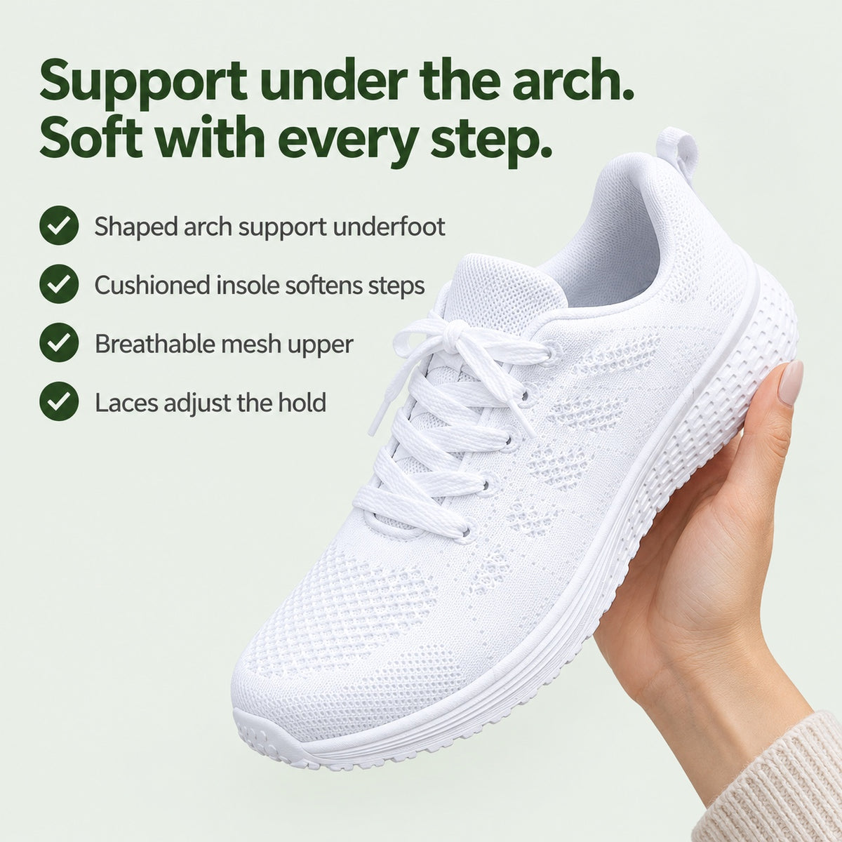 Mable – Women's Arch Support Sneakers, key benefits