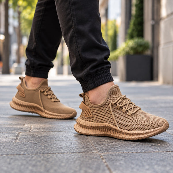 Marlowe – Unisex Non-Slip Shoes, worn on a walk