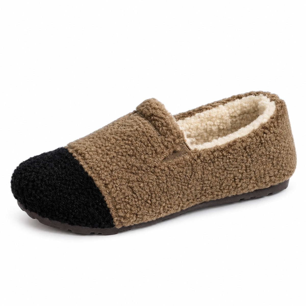 Melanie – Women's Comfort Slippers in Dark Khaki