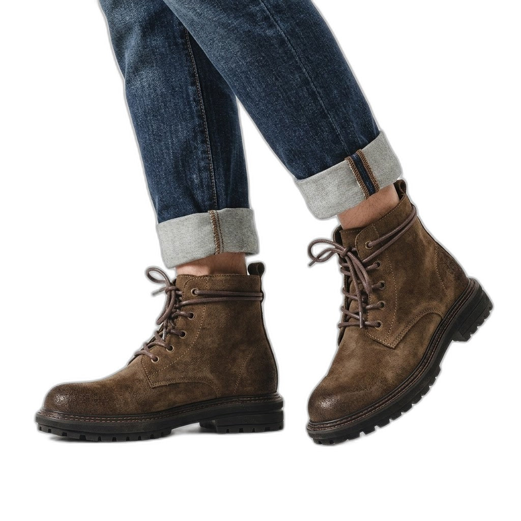 Stuart – Botas cómodas de hombre con forro suave
