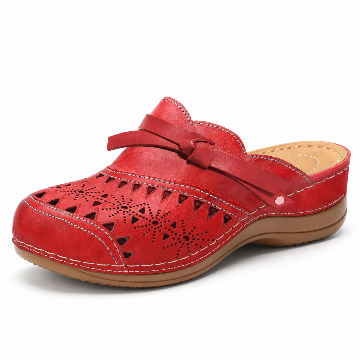 Molly – Women's Nursing Clogs in Red
