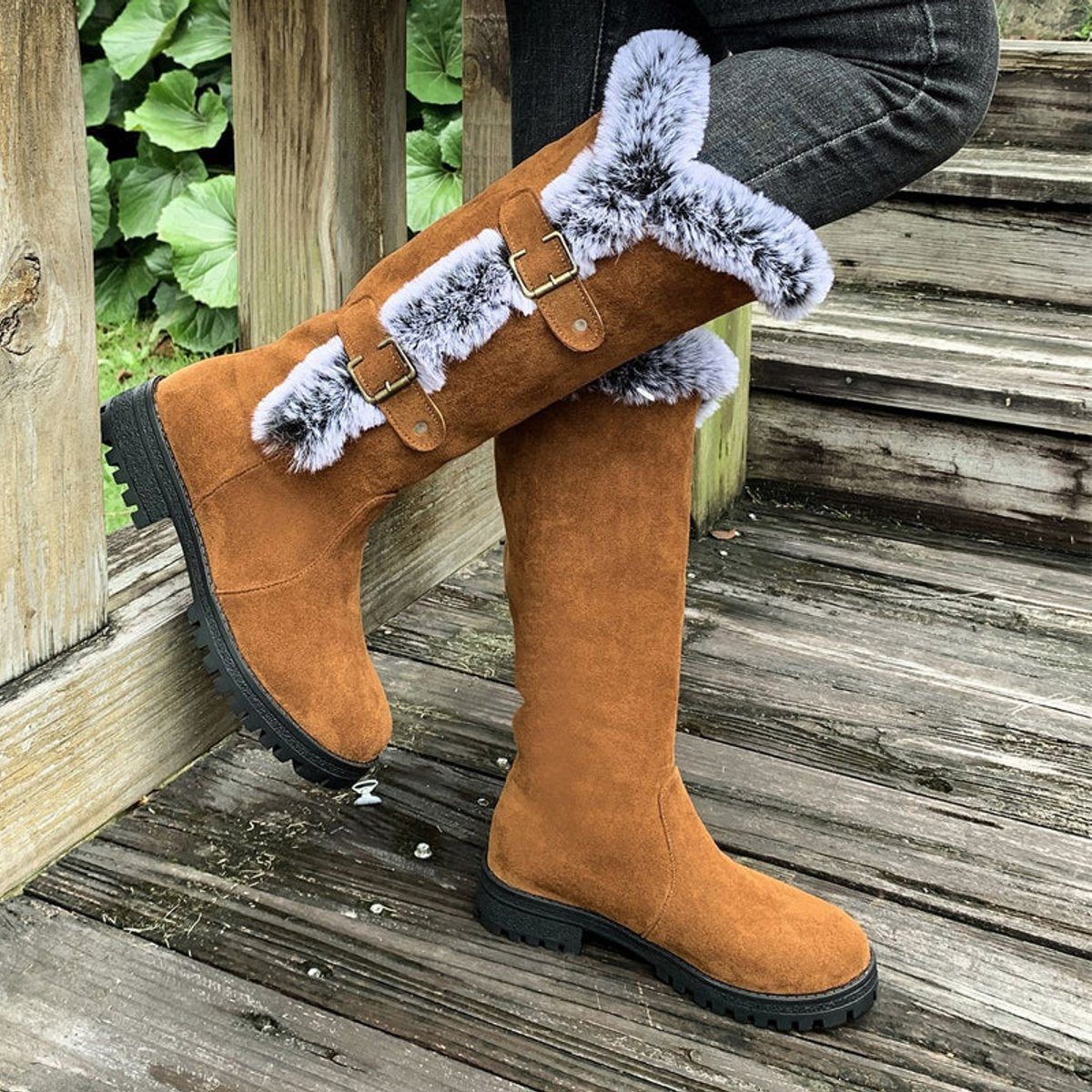 Phyllis – Women's Wide Calf Boots with a Roomy Shaft