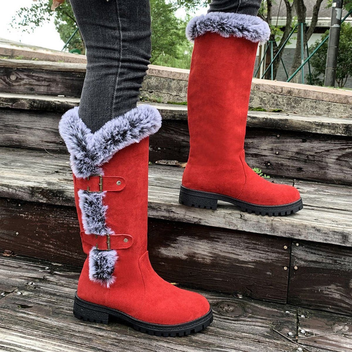 Phyllis – Women's Wide Calf Boots with a Roomy Shaft