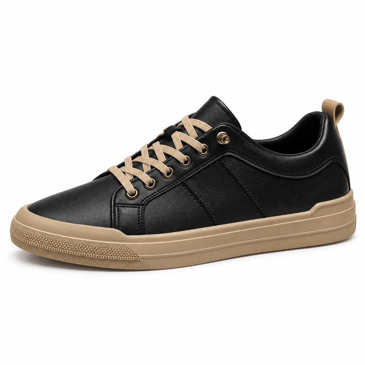 Nathan – Men's Walking Sneakers in Black