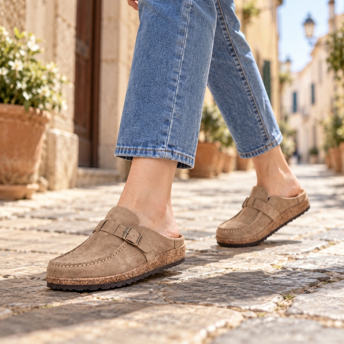 Phoenix – Women's Orthopedic Loafers, worn on a walk