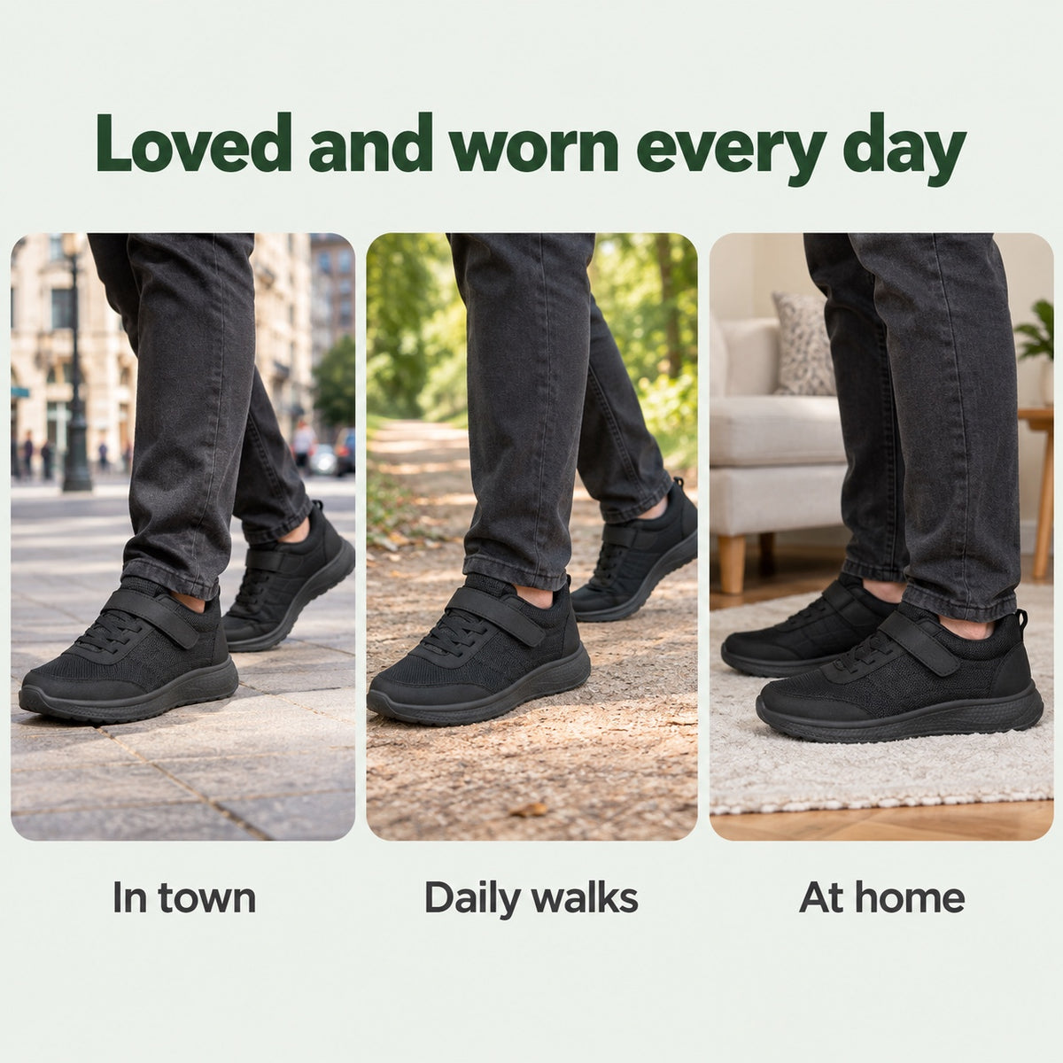 Price – Unisex Arch Support Sneakers, worn every day