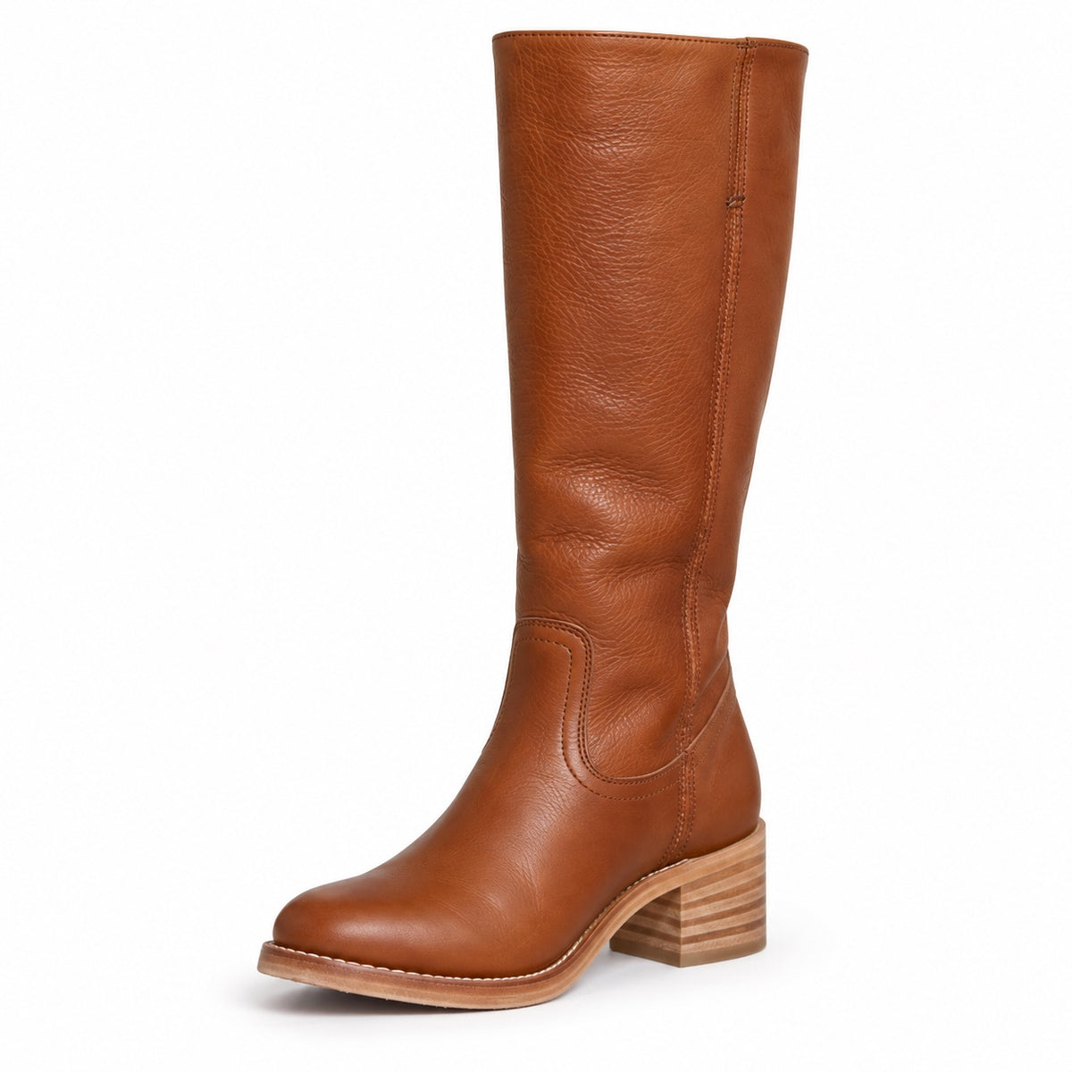 Rena – Women's Wide Calf Boots in Brown