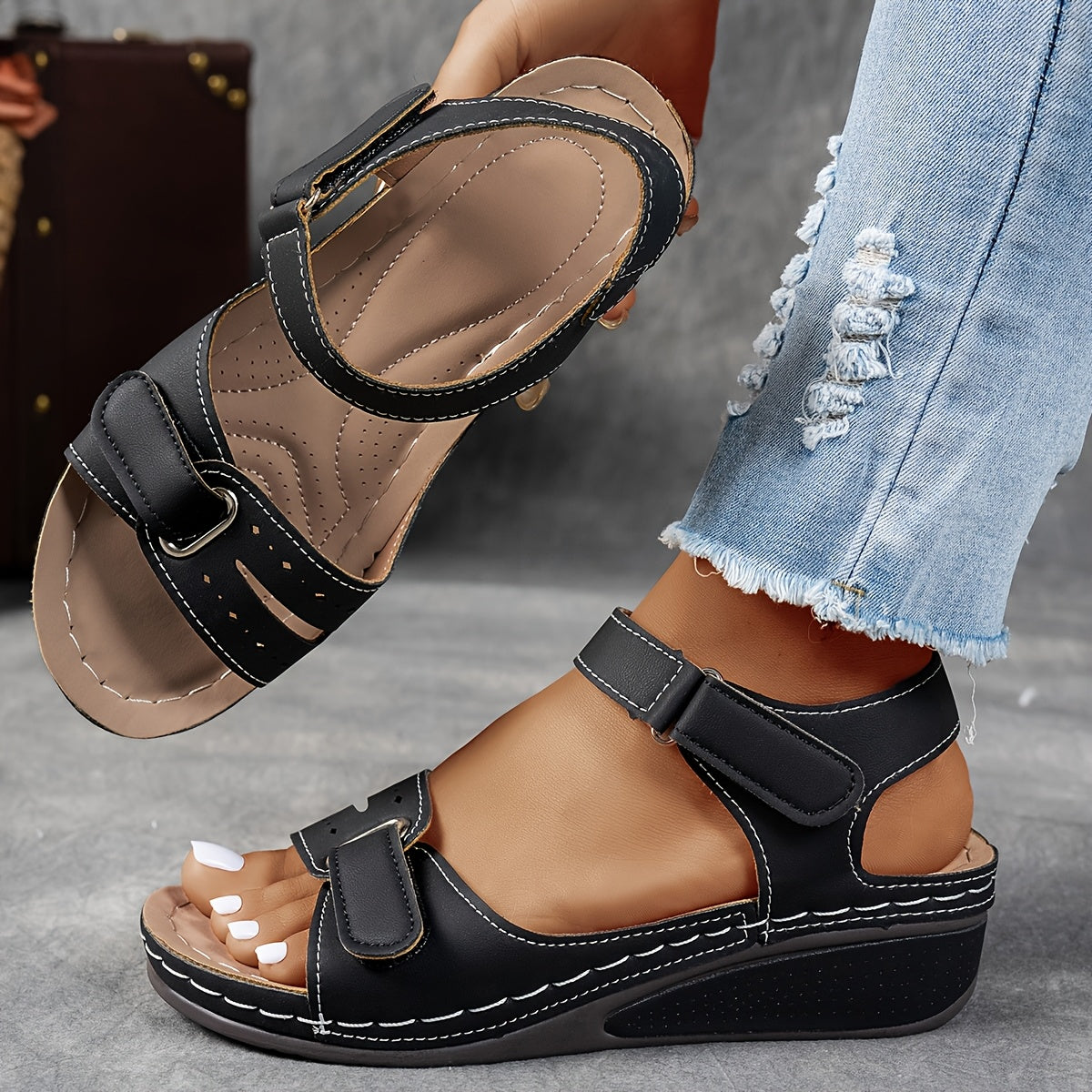 Mendoza – Unisex Wide Toe Box Sandals for All-Day Comfort