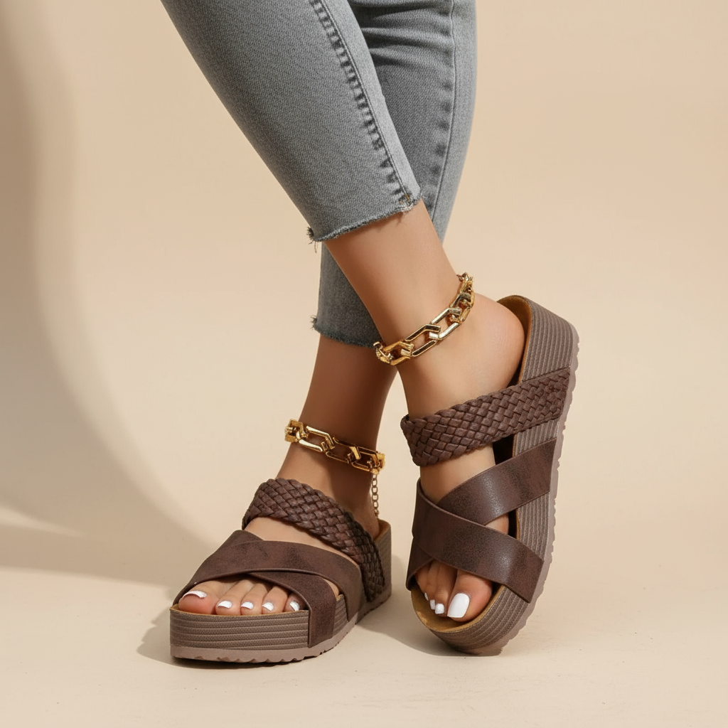Rowan – Unisex Wide Toe Box Sandals with Room for Bunions