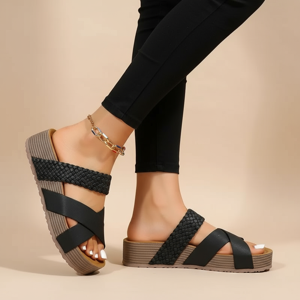 Rowan – Unisex Wide Toe Box Sandals with Room for Bunions