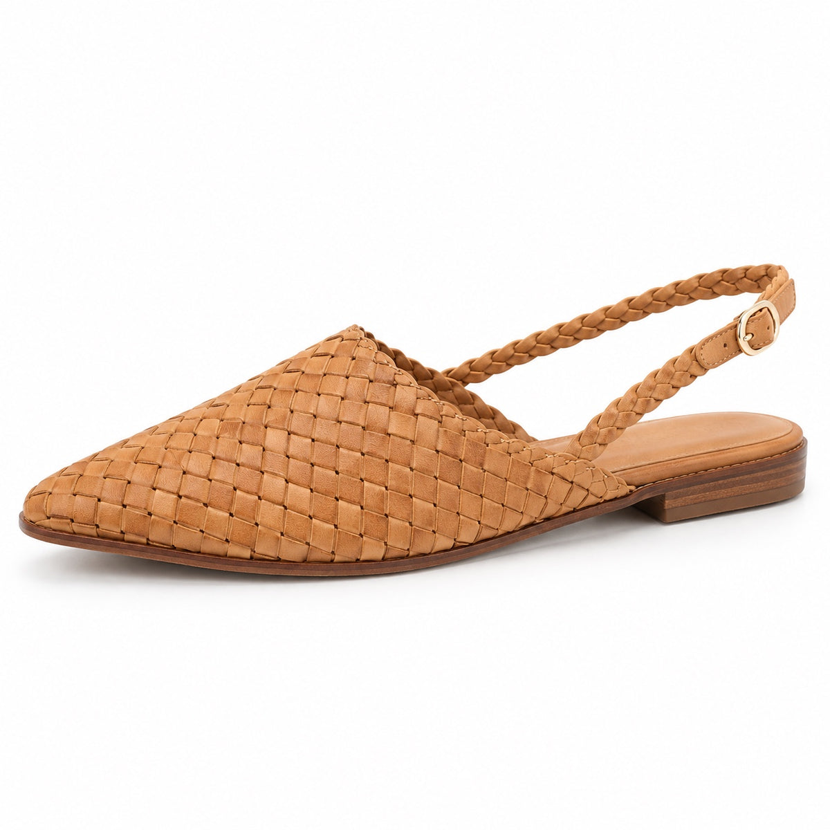 Roberts – Women's Orthopedic Slingback Flats in Beige