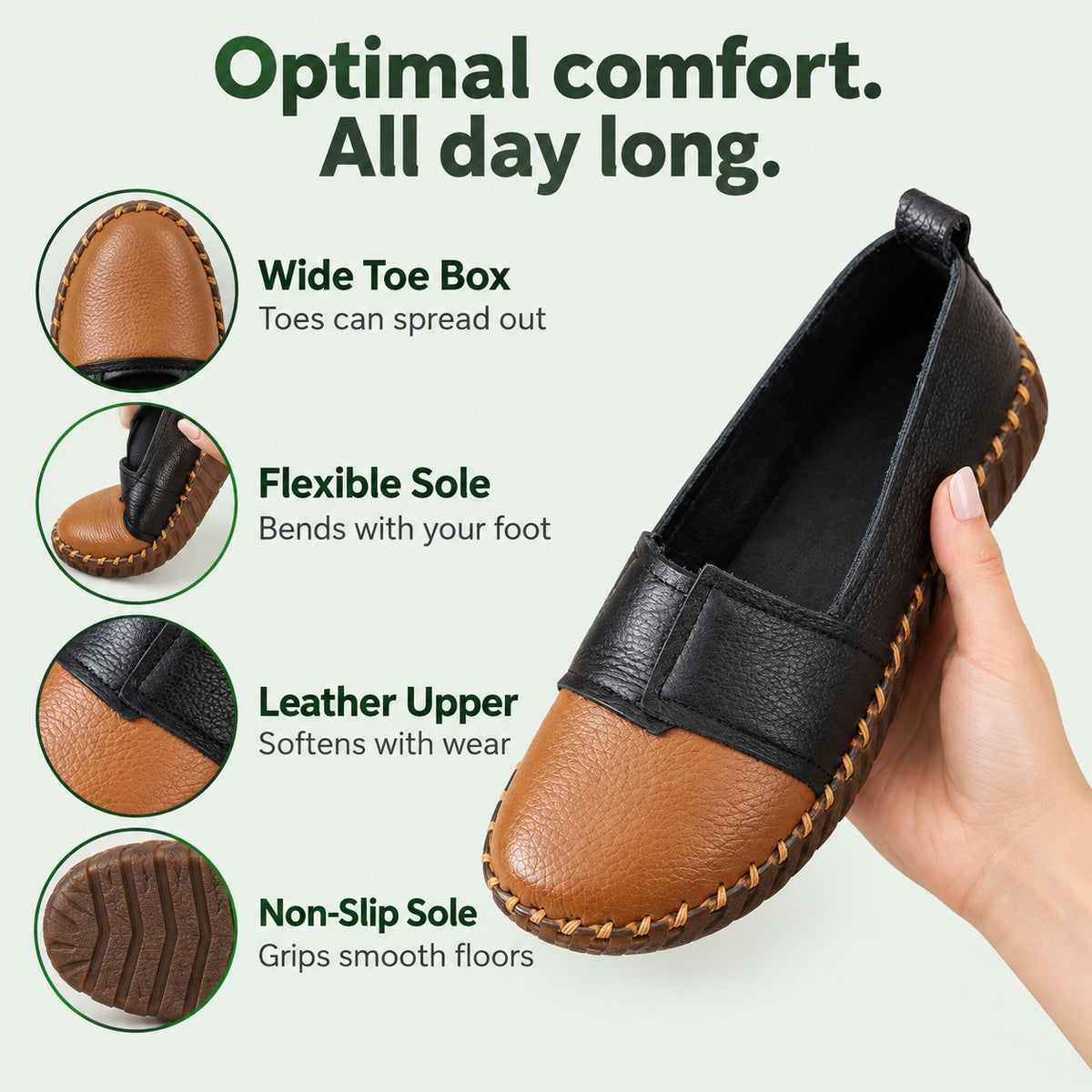 Robyn – Women's Nursing Loafers, features