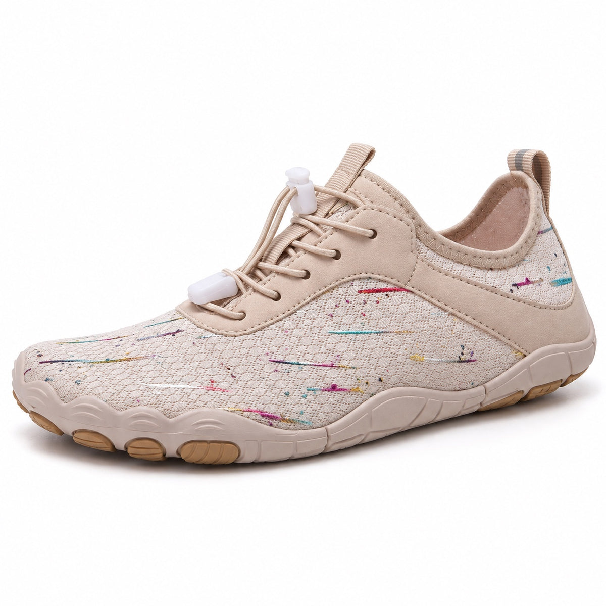 Rodgers – Unisex Barefoot Sneakers in Beige