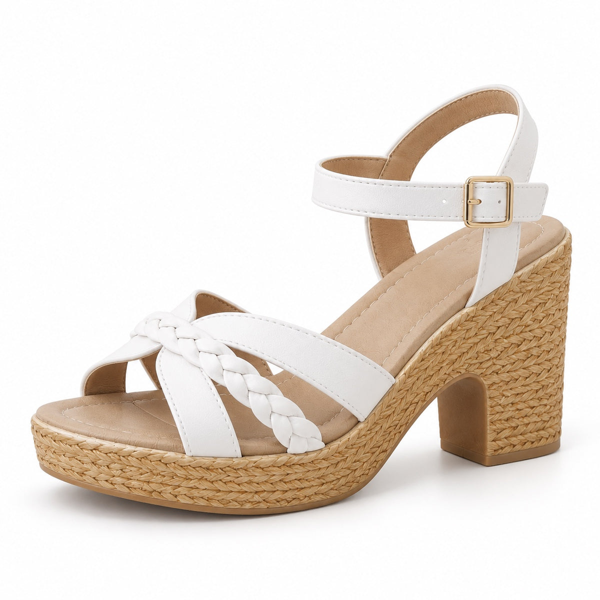 Rogers – Women's Comfortable Sandals in White