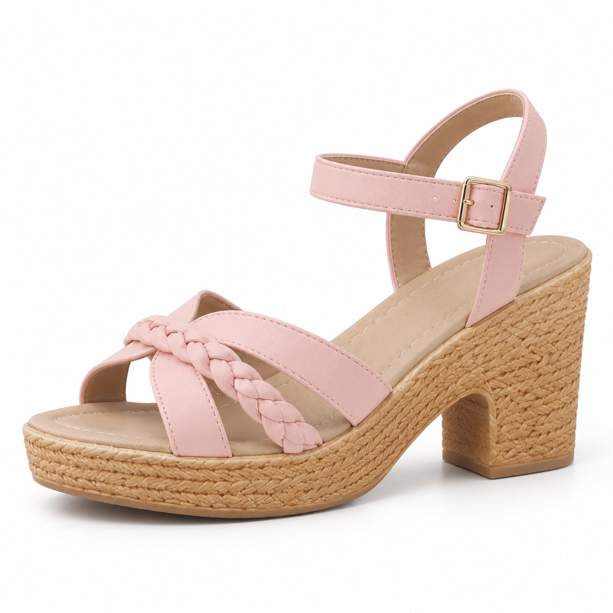 Rogers – Women's Comfortable Sandals in Blush Pink
