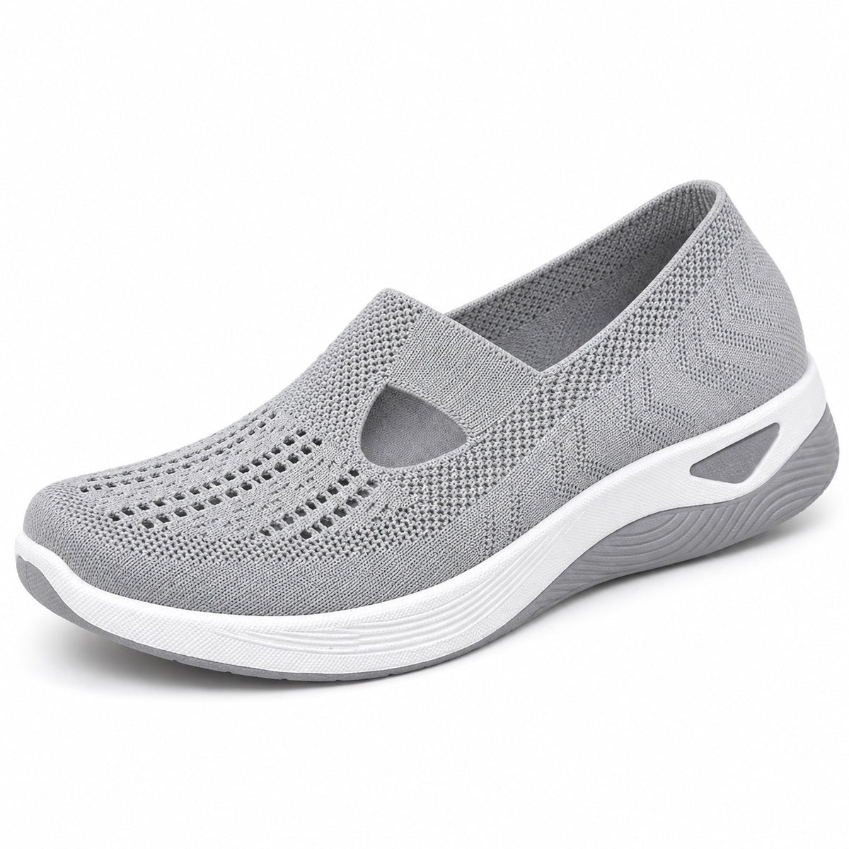 Rylan – Unisex Slip-On Shoes in Gray