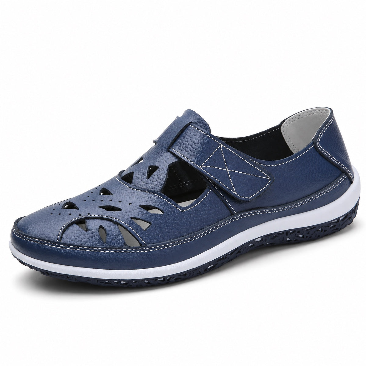 Shaw – Unisex Wide Toe Box Sandals in blue